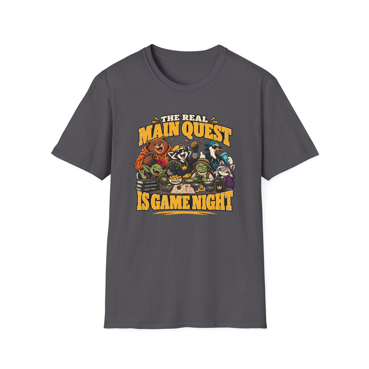 The Real Main Quest Is Game Night T-Shirt