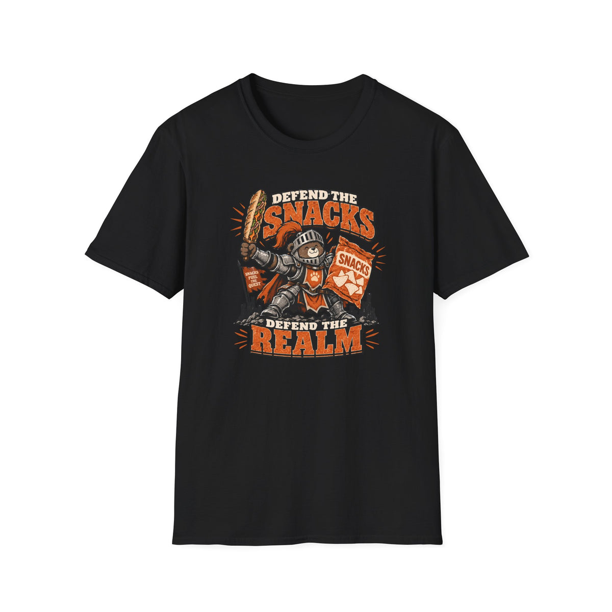 Defend The Snacks Defend The Realm T-Shirt