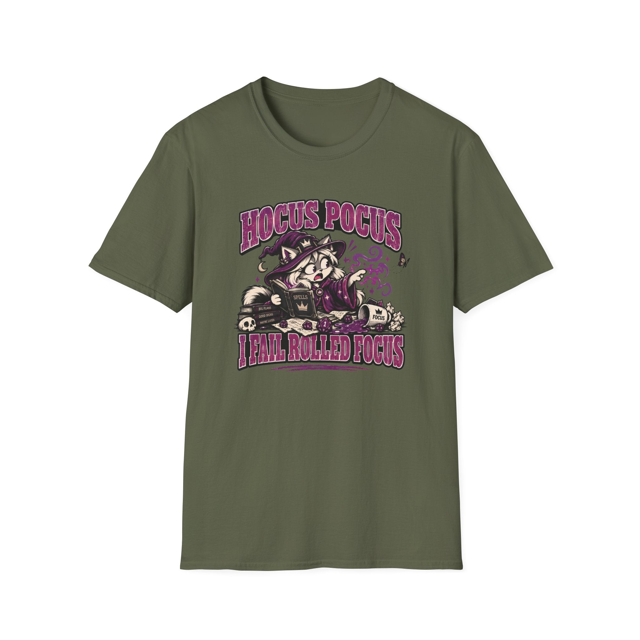 Hocus Pocus I Fail Rolled Focus T-Shirt