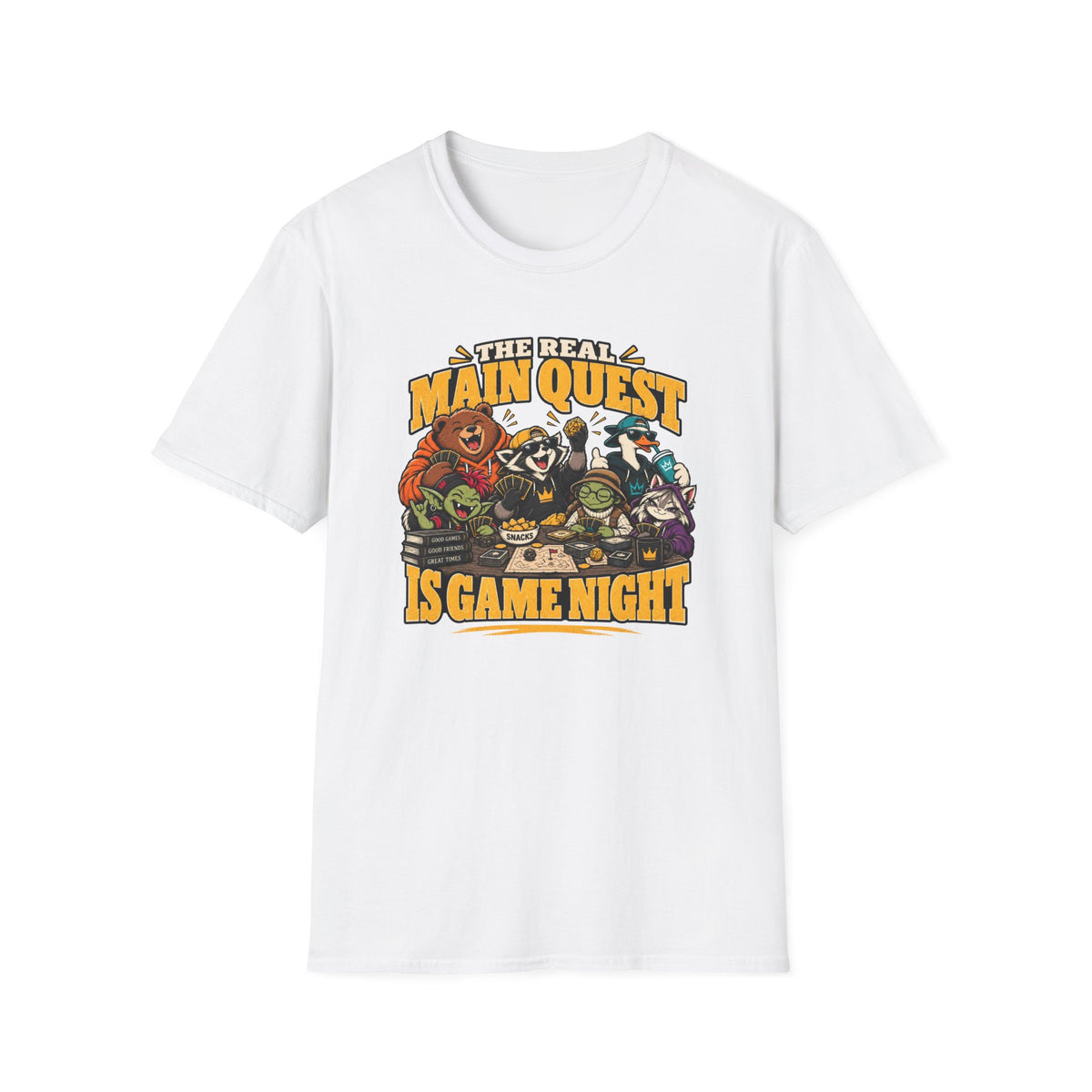 The Real Main Quest Is Game Night T-Shirt