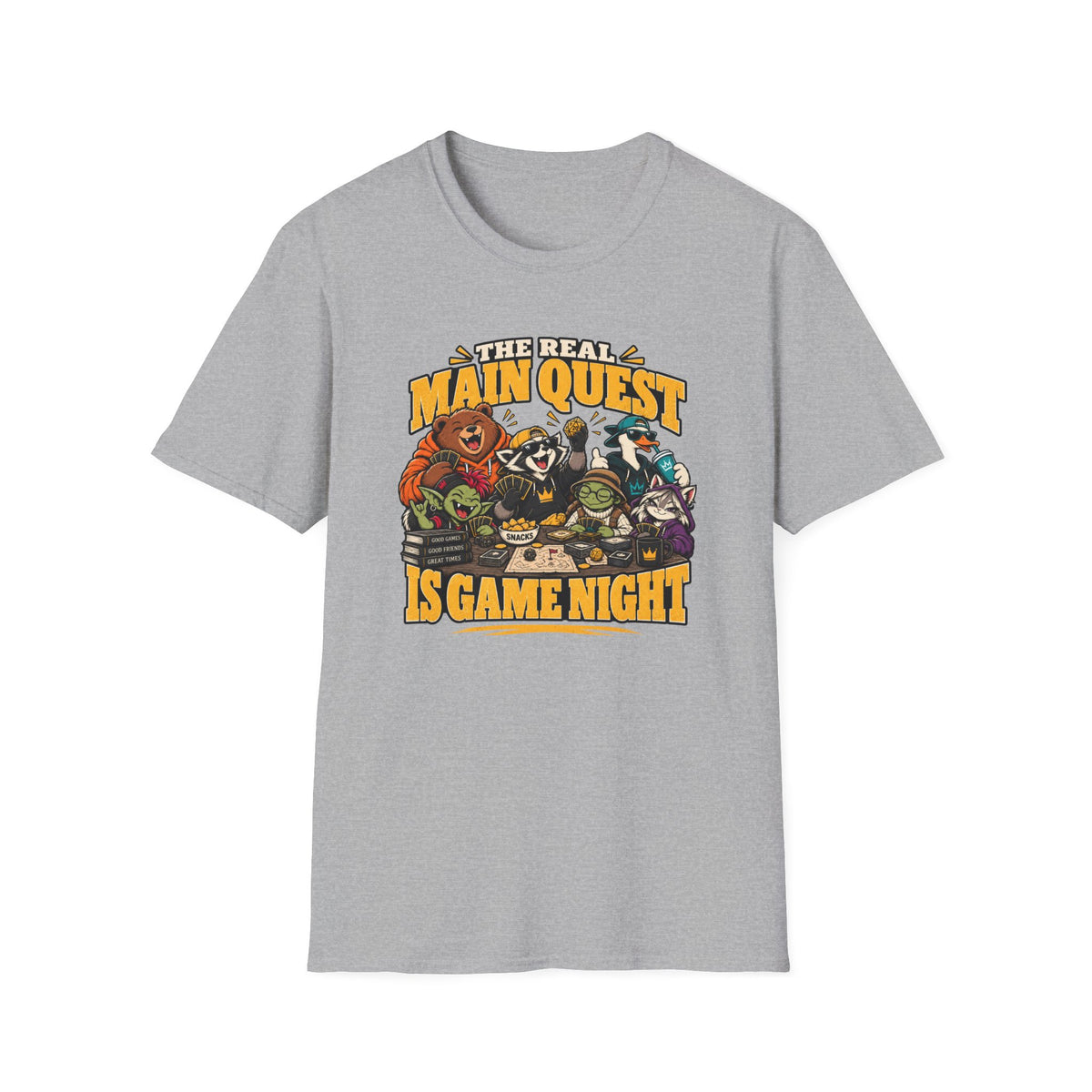 The Real Main Quest Is Game Night T-Shirt