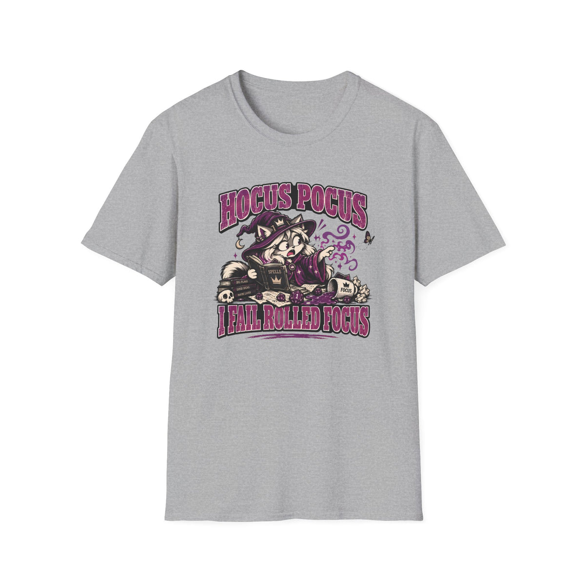 Hocus Pocus I Fail Rolled Focus T-Shirt