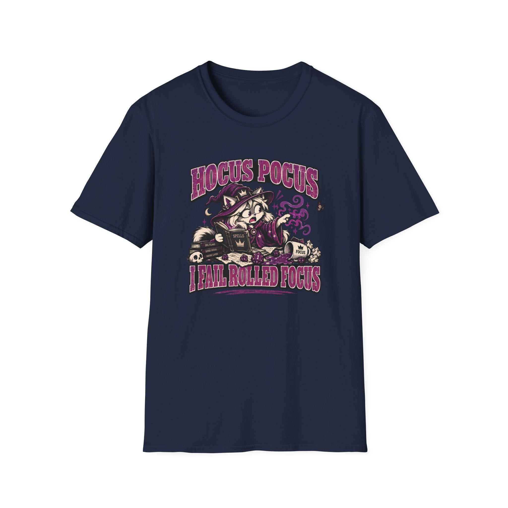Hocus Pocus I Fail Rolled Focus T-Shirt