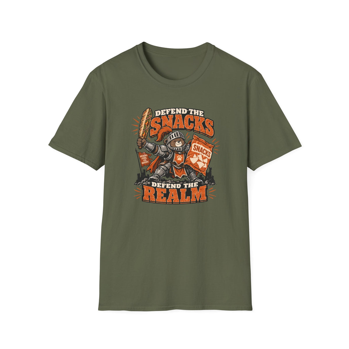 Defend The Snacks Defend The Realm T-Shirt