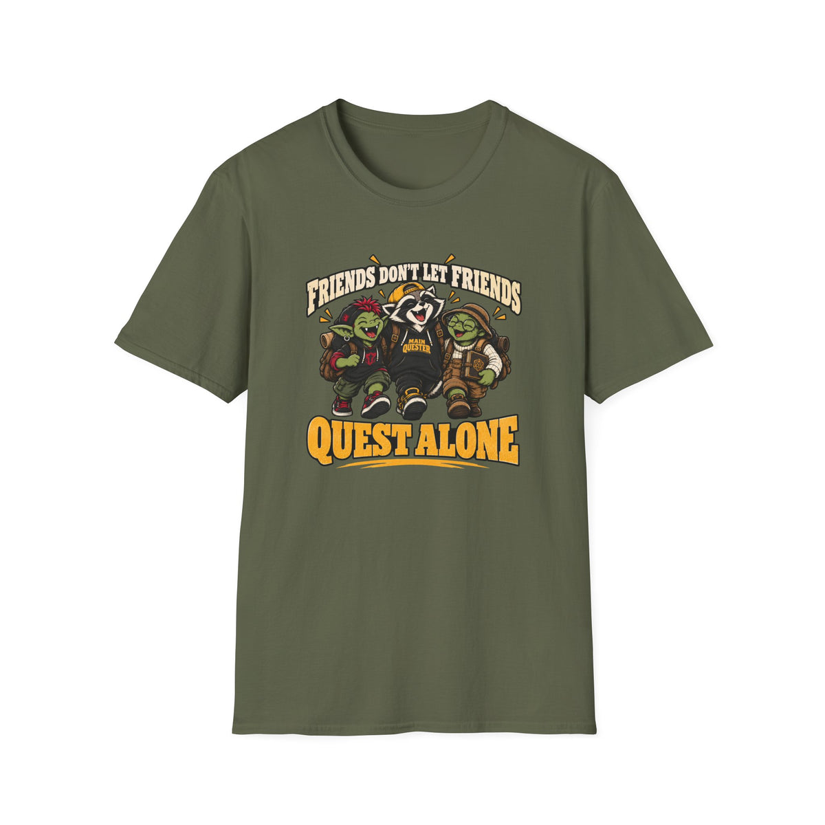 Friends Don't Let Friends Quest Alone T-Shirt