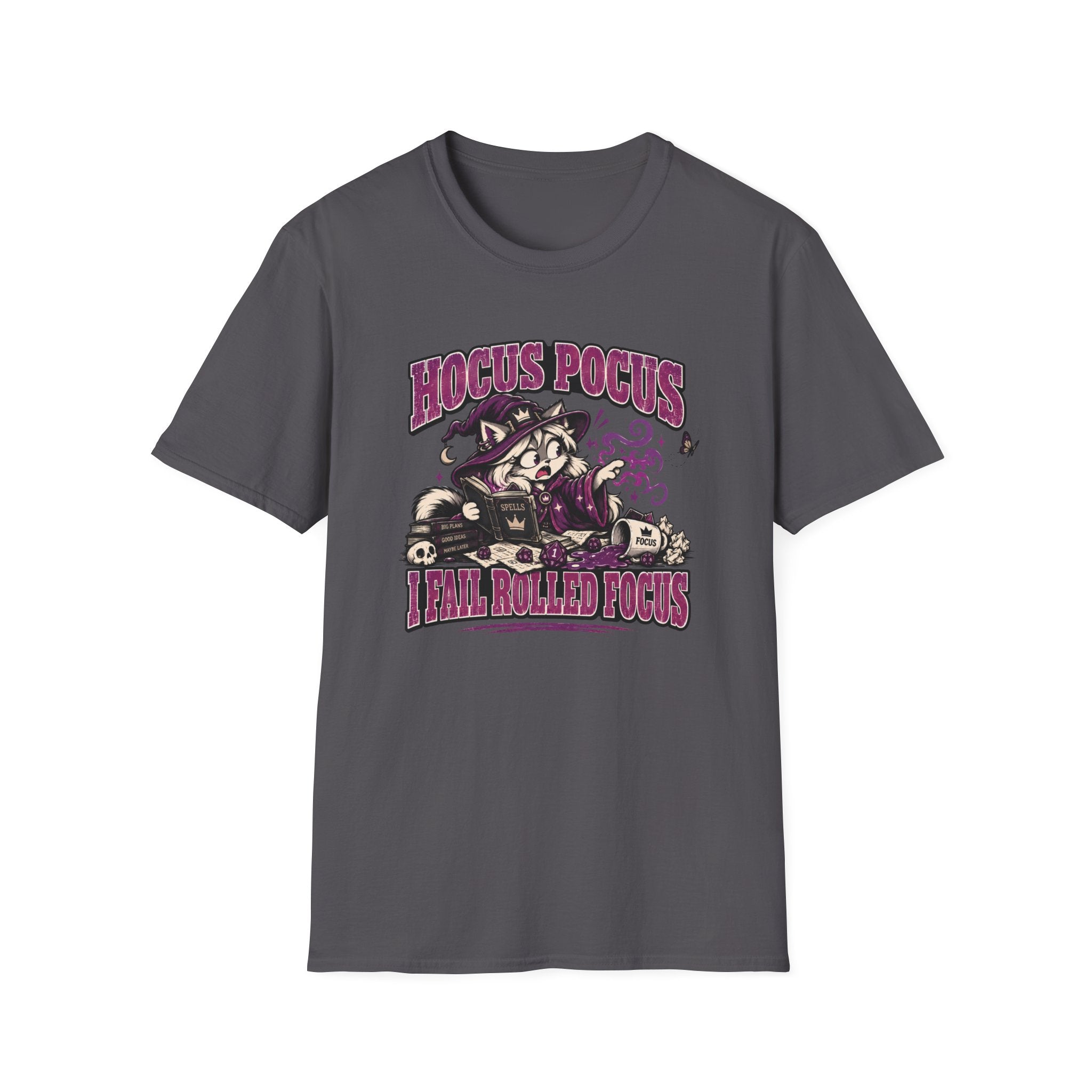 Hocus Pocus I Fail Rolled Focus T-Shirt